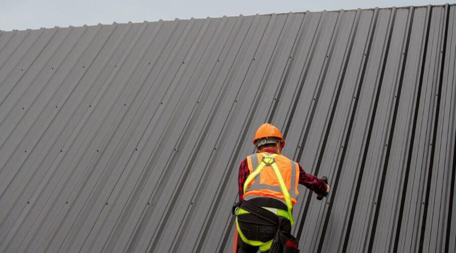 Professional metal roof installation services in Pocola, OK